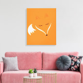 Roter Schlaffuchs Leinwanddruck (Insitu (Wohnzimmer))