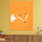Roter Schlaffuchs Leinwanddruck (Insitu (Wohnzimmer))