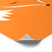 Roter Schlaffuchs Poster (Ecke)