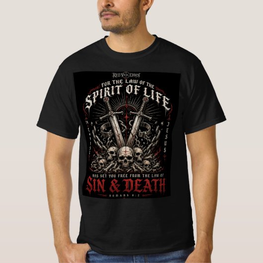 ROTER SCHLEIER DAWN - Geist des Lebens T-Shirt (Vorderseite)
