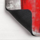 Roter Schleier Mousepad (Ecke)