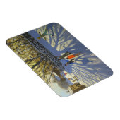 Roter Schlitten Monyash Derbyshire Magnet (Rechte Seite)