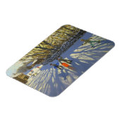 Roter Schlitten Monyash Derbyshire Magnet (Linke Seite)