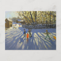 Roter Schlitten Monyash Derbyshire