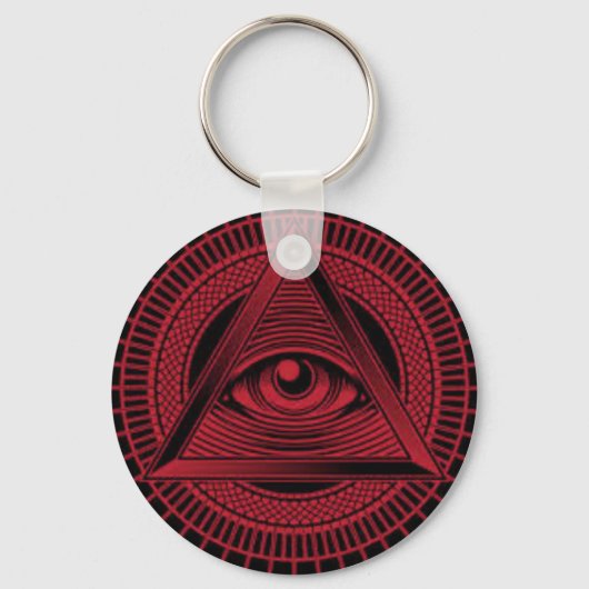 roter Schlüsselanhänger (Vorderseite)