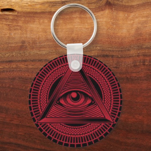 roter Schlüsselanhänger (Vorderseite)