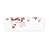 Roter Schmetterling (Vorne)