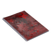 ROTER SCHMETTERLING AUF RAKU NOTIZBLOCK (Rechte Seite)