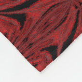 Roter Schmetterling Fleecedecke (Ecke)