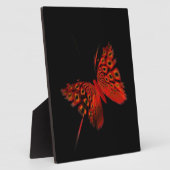 Roter Schmetterling Fotoplatte (Seite)