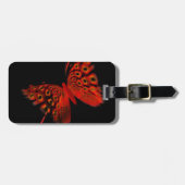 Roter Schmetterling Gepäckanhänger (Vorderseite horizontal)