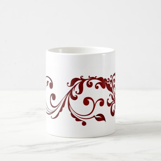 Roter Schmetterling Kaffeetasse (Mittel)