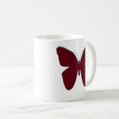 Roter Schmetterling Kaffeetasse (VorderseiteRechts)