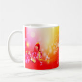 Roter Schmetterling Kaffeetasse (Links)