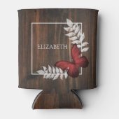 Roter Schmetterling kann kühler werden Dosenkühler (Vorderseite)