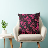 Roter Schmetterling Kissen