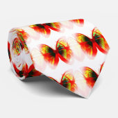 Roter Schmetterling Krawatte (Gerollt)