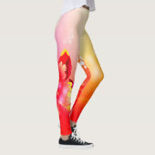 Roter Schmetterling Leggings (Rechts)
