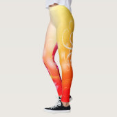 Roter Schmetterling Leggings (Links)