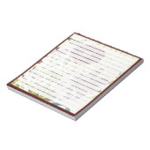 Roter Schmetterling Notizblock (Rotiert)