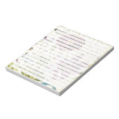 Roter Schmetterling Notizblock (Rotiert)
