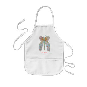 Roter Schmetterling-Schürze Kinderschürze
