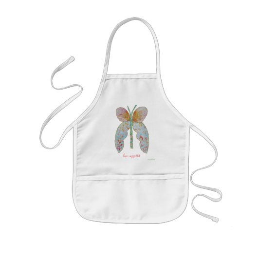 Roter Schmetterling-Schürze Kinderschürze (Vorne)