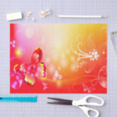 Roter Schmetterling Seidenpapier (Handwerk)