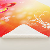 Roter Schmetterling Sherpadecke (3/4)