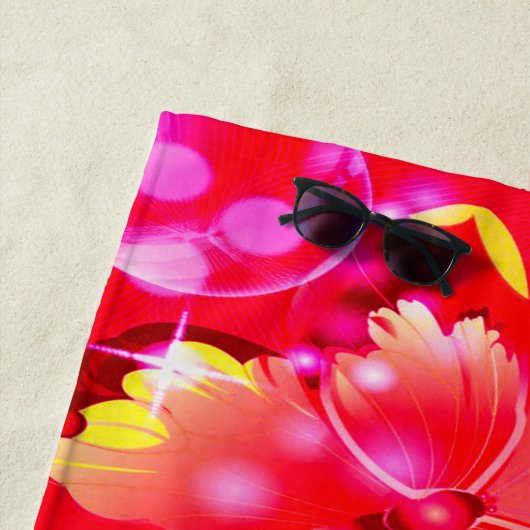 Roter Schmetterling Strandtuch (Beispiel)