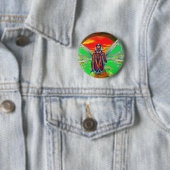 Roter Schmetterling Sunset Button (Beispiel)