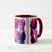 Roter Schmetterling-Tasse Tasse (VorderseiteRechts)