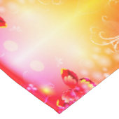 Roter Schmetterling Tischdecke (Schrägansicht)