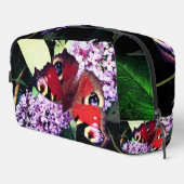 Roter Schmetterling Waschbeutel (Rechte Ecke)