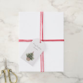Roter Schmuck Weihnachtsbaum Geschenkanhänger (Mit Garn)
