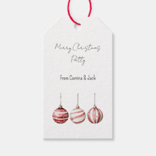 Roter Schmuck Weihnachtsbaum Geschenkanhänger