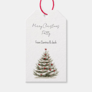 Roter Schmuck Weihnachtsbaum Geschenkanhänger