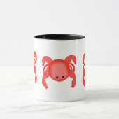 Roter Schnabelkrabbe Beady Eyes Tasse (Zentrum)
