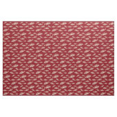 Roter Schnapper-Fischmuster roter Nähstoff Stoff (Fat Quarter (45,7 x 55,9 cm))