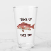 Roter Schnapper Suns Out Lines Out Sagt Glas (Vorderseite)