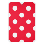 Roter Schnee Mini Klemmbrett (Rückseite)