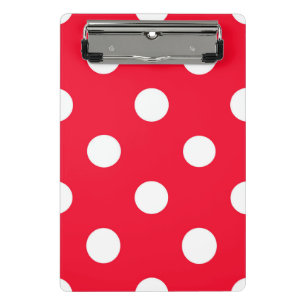 Roter Schnee Mini Klemmbrett