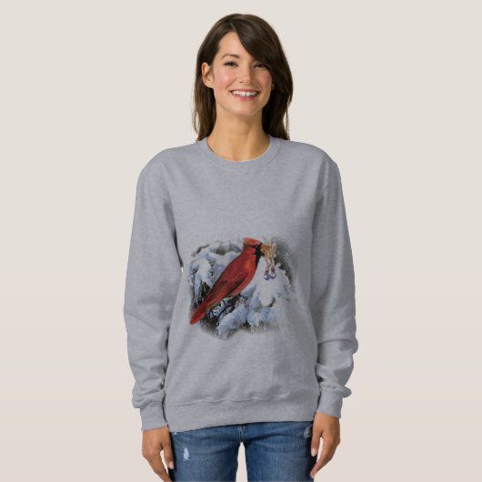 Roter Schnee Sweatshirt (Vorne ganz)