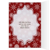 Roter Schoß, Schneeflocken, Hirsche-Tischnummer (Innen (Links))