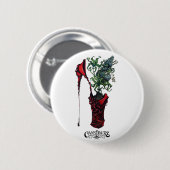 Roter Schuh-Knopf Button (Vorne & Hinten)