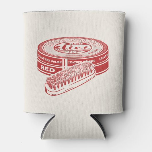 Roter Schuhpolster Dosenkühler (Vorderseite)