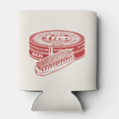 Roter Schuhpolster Dosenkühler (Rückseite)