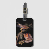 Roter Schulter Hawk Audubon Bird of Prey Gepäckanhänger (Vorderseite Vertikal)