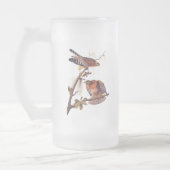 Roter Schulter Hawk Audubon Bird of Prey Mattglas Bierglas (Links)