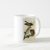 Roter Schulter Hawk - Audubons Vögel in Amerika Kaffeetasse (VorderseiteRechts)